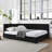Full Size Upholstered Tufted  Bed Frame-751314189-751314188