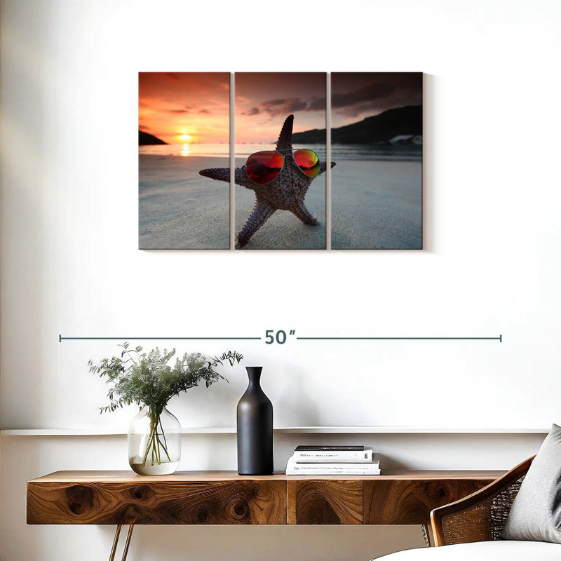 Cool Starfish, 20" H x 33" W
