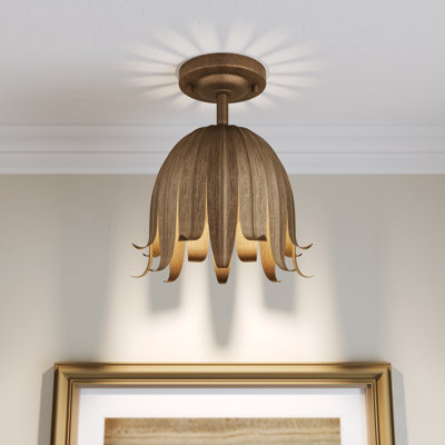 Cadreigh Steel Semi Flush Mount