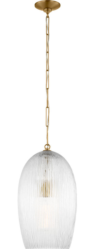 Wilmont Pendant Light, Burnished Brass