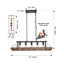 Luminaire suspendu moderne et élégant (ampoule non incluse)-387264043