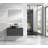 Aleemah 40 " W 1 Single Vanity Bathroom Vanity With Ceramic Top-1058138021