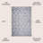 Mashawna Blocks Modern Geometric Light Gray/White Rug-1711555115