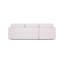Canapé modulaire moderne en tissu avec méridienne large Oatmeal Performance-129177254