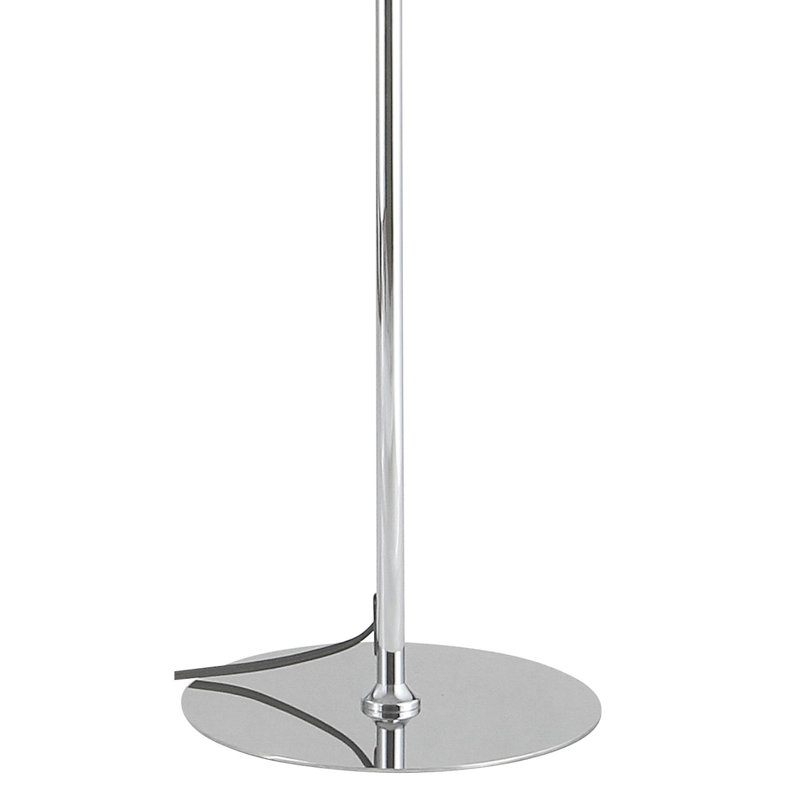 Lampe sur pied DEL 67 po Cresson, Chrome chrome