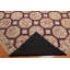 Tapis 100% laine tissé à la main 9 pi x 12 pi rose pâle / turquoise / brun clair