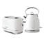 HADEN Heritage Ivory & Chrome Bundle with 2-Slice Toaster and Electric Kettle