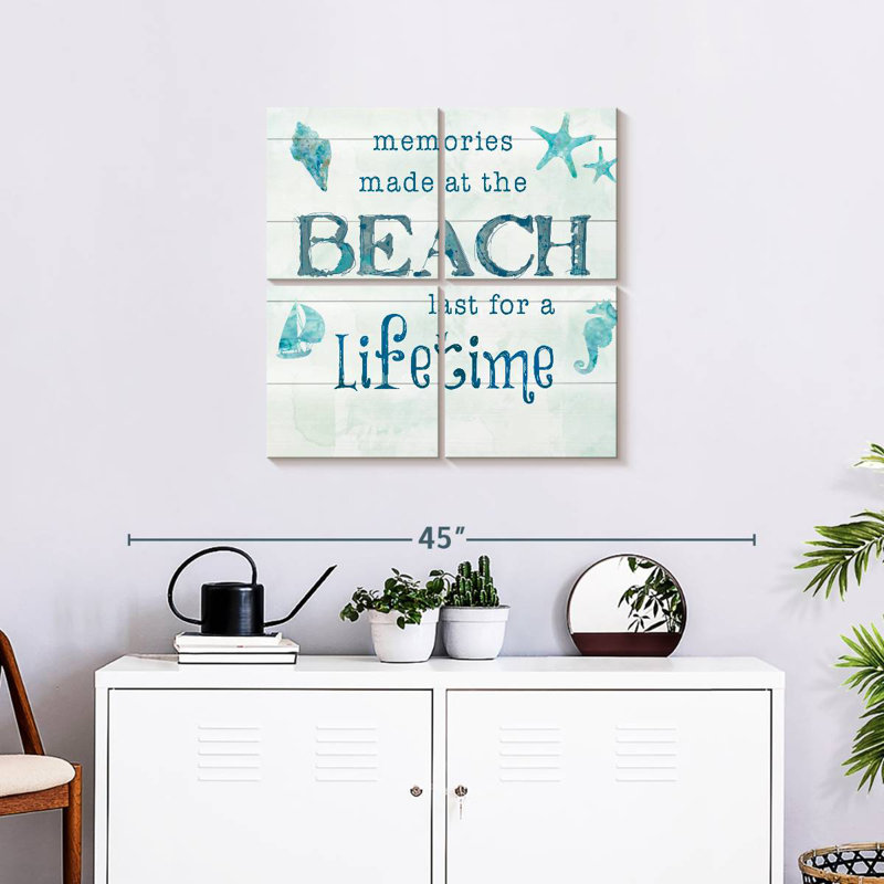 Tergel Lifetime Beach Memories, H 26 po x l 26 po