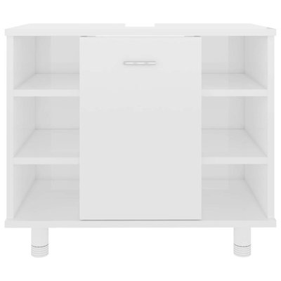 60 cm freistehender Waschbeckenunterschrank Bergthold