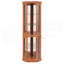 Vitrine d'angle vitrée d'angle pour vitrine d'angle pour le salon, la vitrine, la collection Antique, le vin et le bar