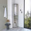 Corner Bar Cabinet Unit With Wine Glass Rack And Lower Cabinet-537496841