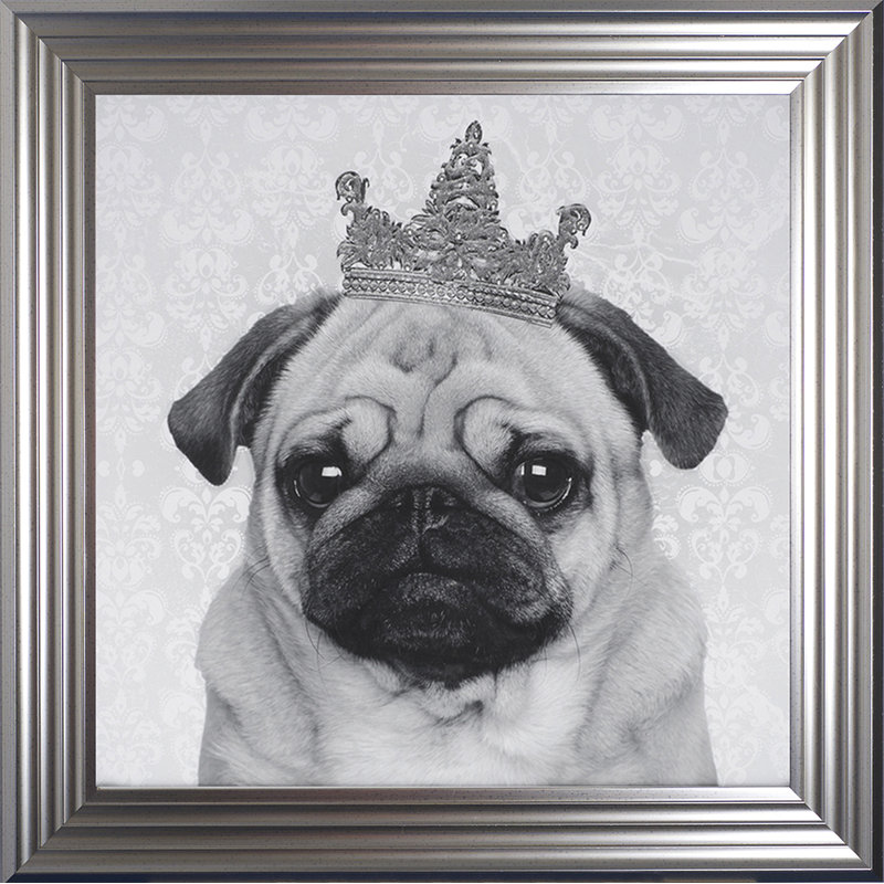 Single Picture Frame Print, 75cm H x 75cm W, Silver Framed