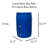 Good Ideas 55 Gallons Plastic Drainable Rain Barrel
