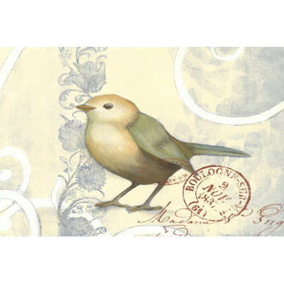 Small Postcard Song I by Jennifer Goldberger - Wrapped Canvas Print