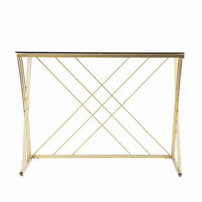 Bureau moderne avec plateau en verre