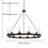 Covington 12-Light Wagon Wheel Chandelier with Wood Accents-928386898