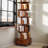 Rotating Bookshelf, 360° Display Round Spinning Bookshelf With Wheels, Space-Saving, Small Space Rotating Bookshelf Tower For Bedroom, Living Room, Home, Office-1711537179-1711537252