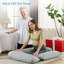 Coussin de maternité de 51 po pour le corps entier avec tissu matelassé à motif de losanges amovible, soutien pour le dos, le ventre et les hanches pour les femmes enceintes qui dorment sur le côté-127391092
