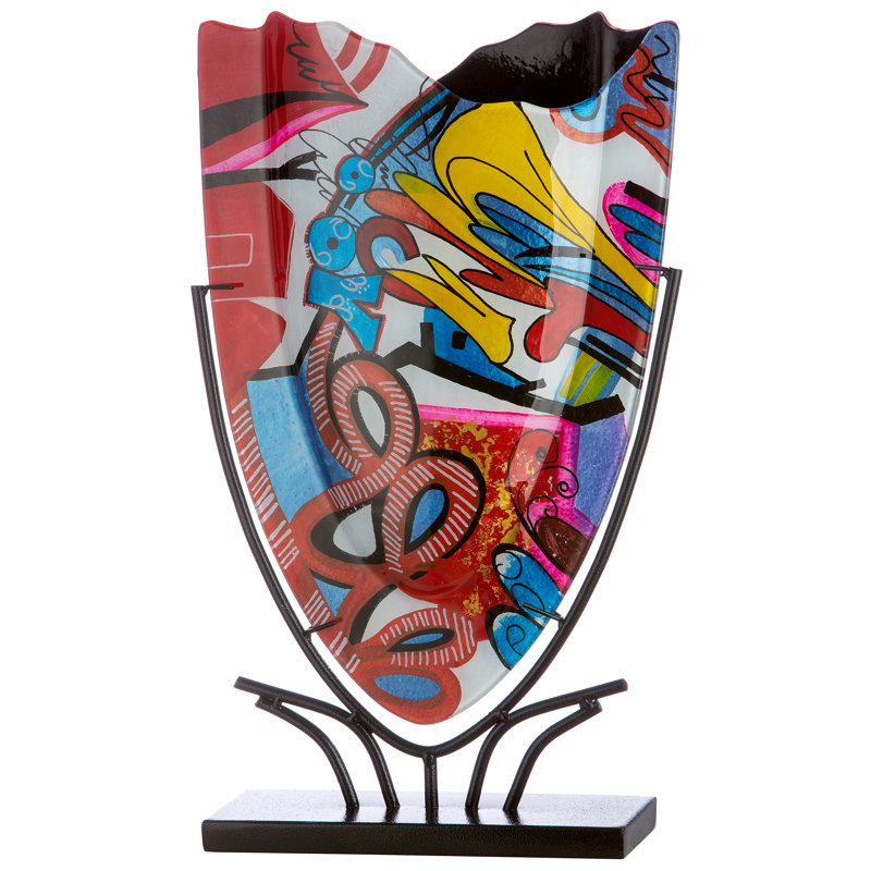 Carmelite Handmade Glass Floor Vase