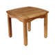 Alshain Reclining Teak Chaise Lounge Set with Table
