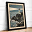 Lighthouse Beam Coastal - Framed Print-189622283-189622279