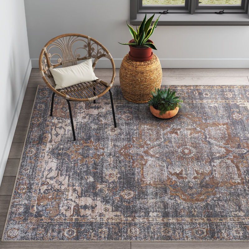 Glendale Heights Oriental Indoor Rug, Rectangle 8'10" x 12'