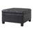 5. Leopard Chenille Ottoman