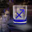 Verre à whisky à double culot Sagittaire Zodiac