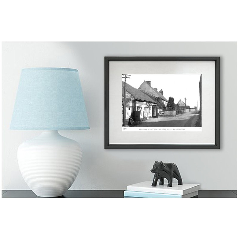 Burnham Overy Staithe, Post Office Corner C1955 by Francis Frith - Single Picture Frame Print, 45cm H x 60cm W x 2.3cm D