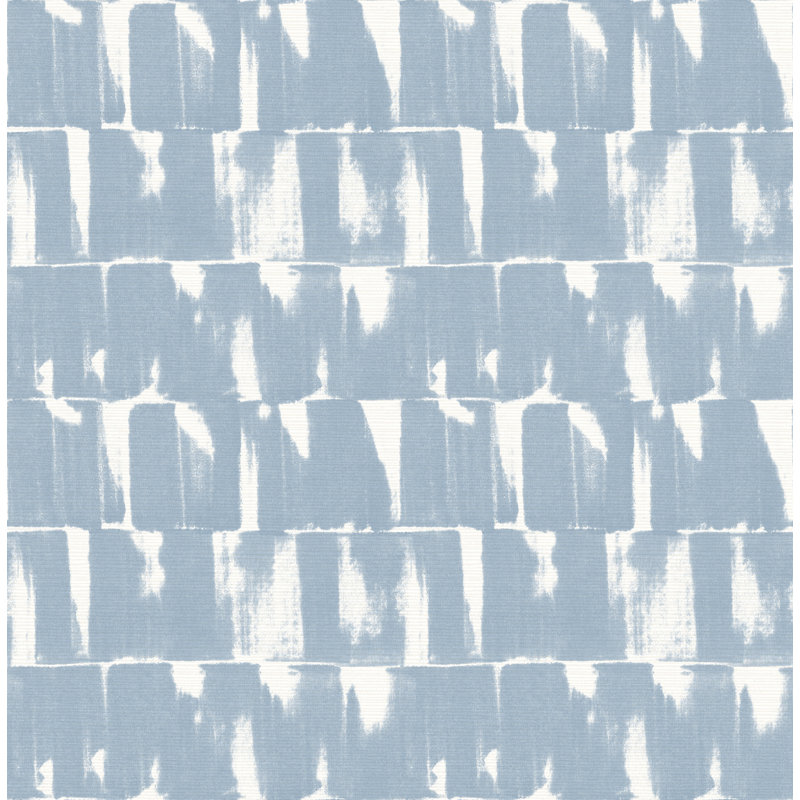 Double rouleau abstrait jiyanna, Bleu