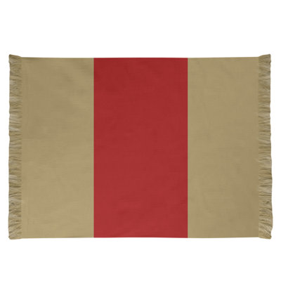 Chenille Striped Indoor Rug