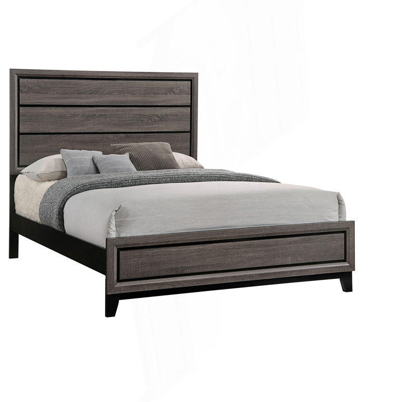 Rustic Queen Panel Bed