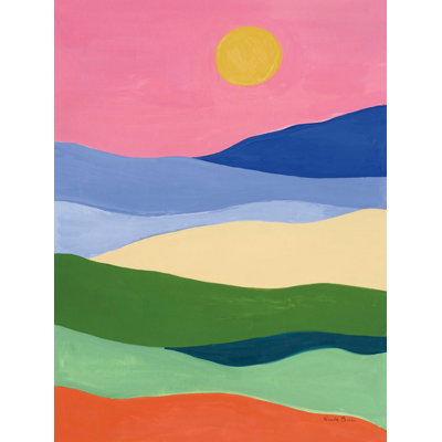 Paysage désertique II - impression sur toile tendue