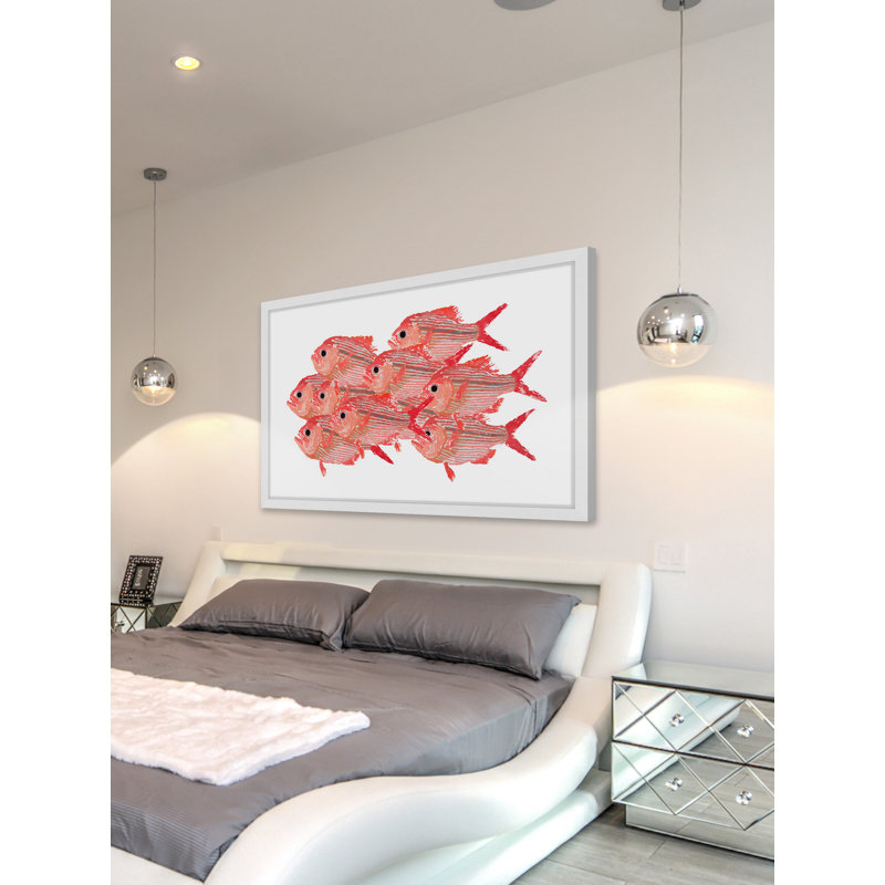 « golden aligner », reproduction d’art encadrée, H 24 po x l 36 po x P 1,5 po