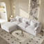 Canapé modulaire rembourré avec repose-pieds-110374987-110374990