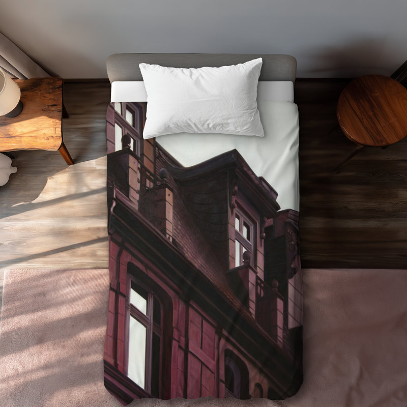 Architectural Building Duvet Cover - Industrial Home Decor