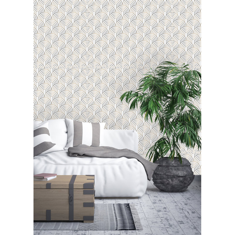 Peel & Stick Geometric Wall Mural, 25" W x 50" L