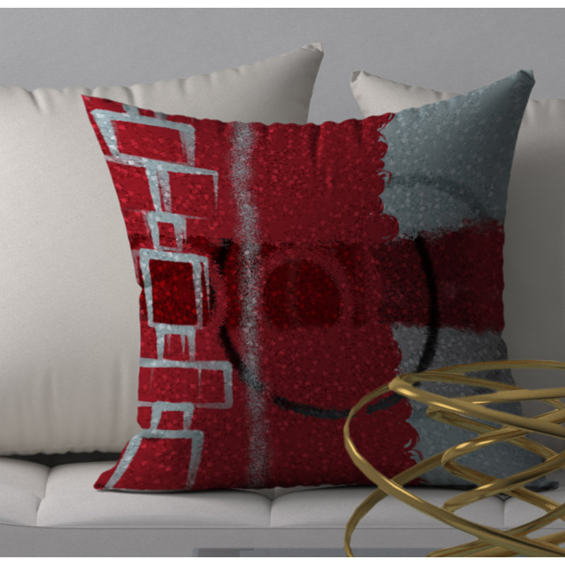 Housse de coussin décorative carrée true pick-up, 24 po x 24 po