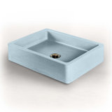 Newterra Handmade Rectangular Vessel Bathroom Sink