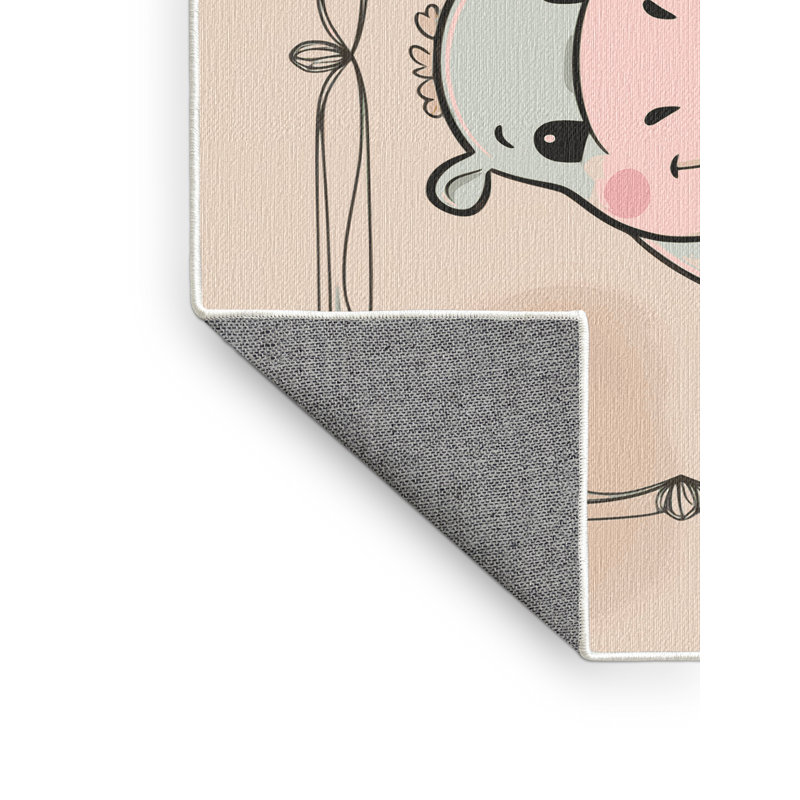 Tapis pour enfants East Urban Home, Rectangle 7 pi x 9 pi