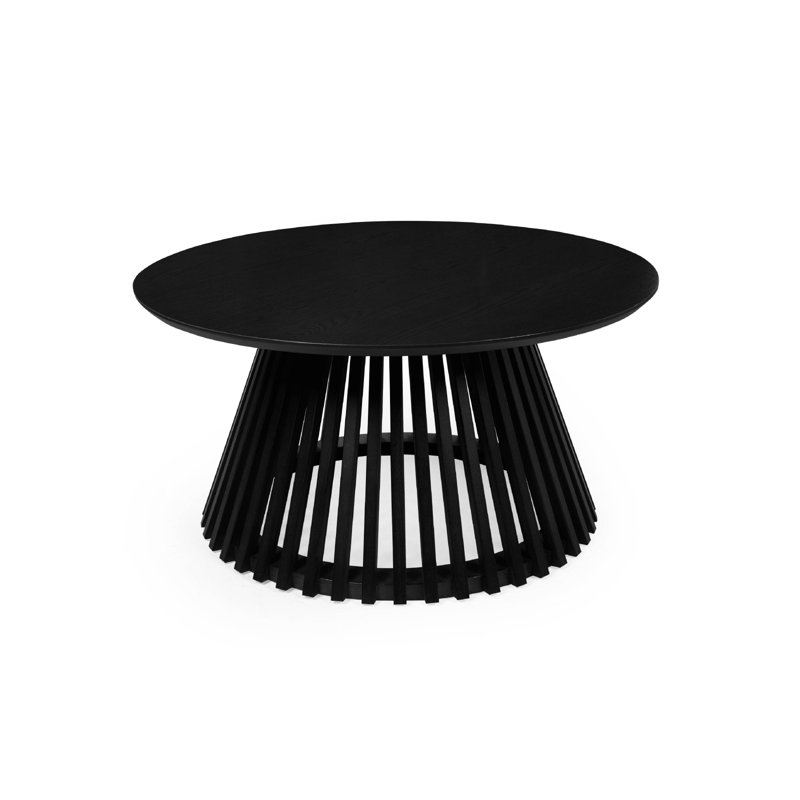 Dejania Pedestal Coffee Table, Black