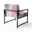 Chaise d'appoint rembourrée Evolving In Pink Grey-2066690040