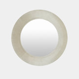 Radiating Round Aluminum Mirror