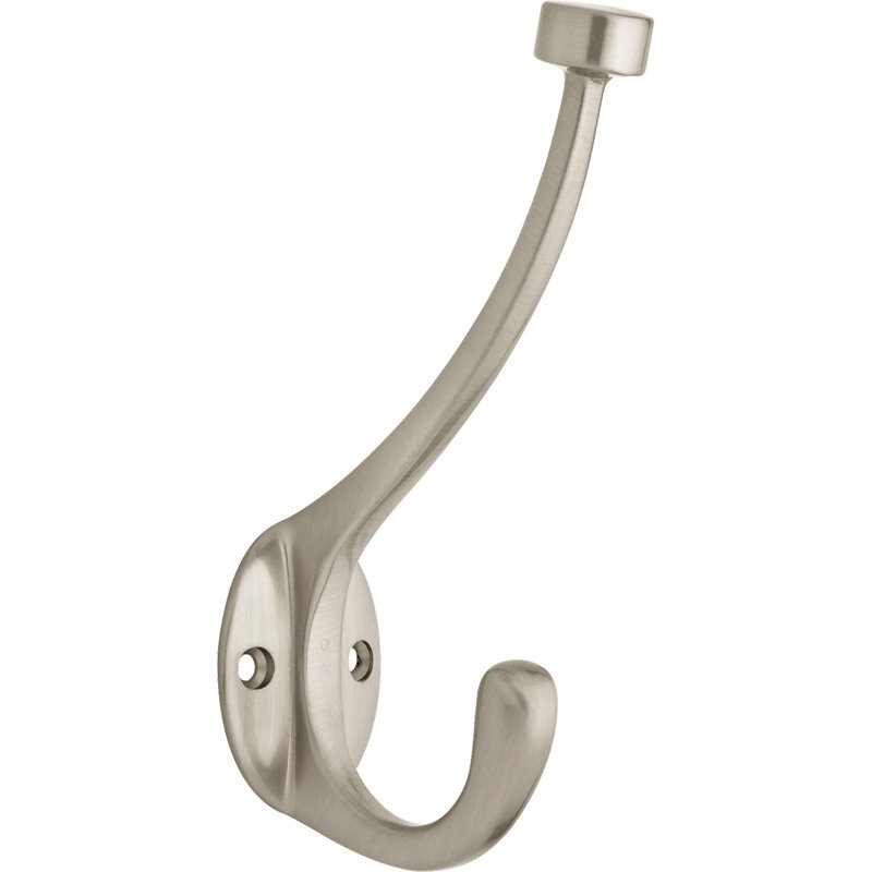 Crochets muraux en nickel Franklin, Nickel