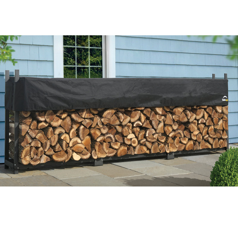 Ultra Duty 14.2'' W Metal Log Rack, 46.8" H x 140.5" W x 14.3" D