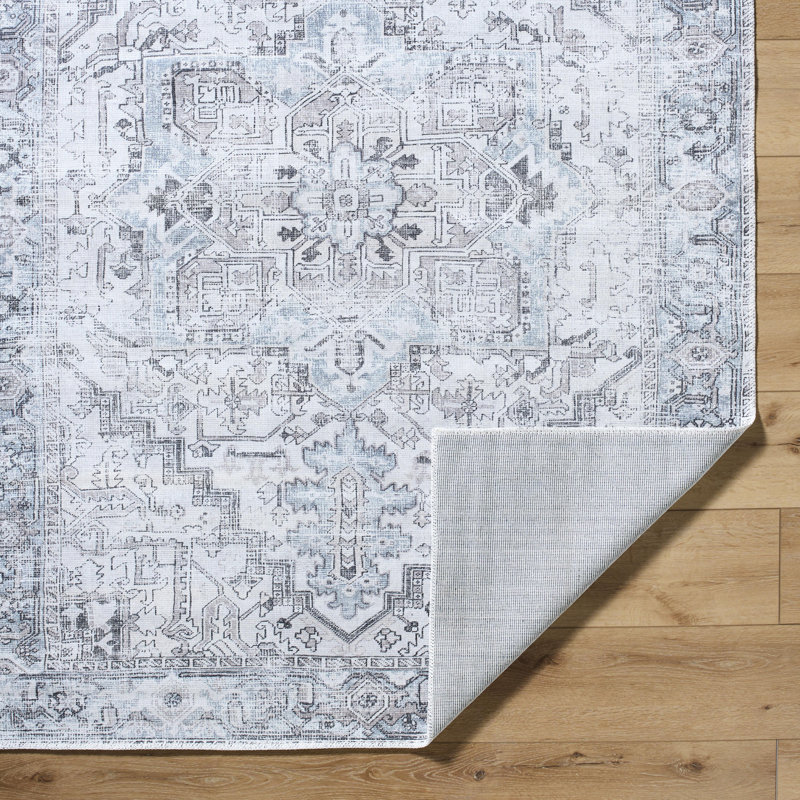Hewet Oriental Indoor Rug, Rectangle 8'10" x 12'