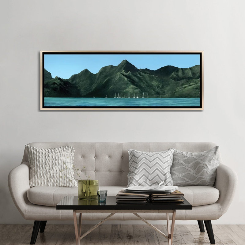 «Forever Means», reproduction d'art sur toile encadrée, 72" x 24", Framed Canvas, Champagne