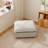 Upholstered Modern Linen Fabric Ottoman-1045943375