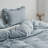 Linen Ruffled Duvet Cover Set-696302345-696302347