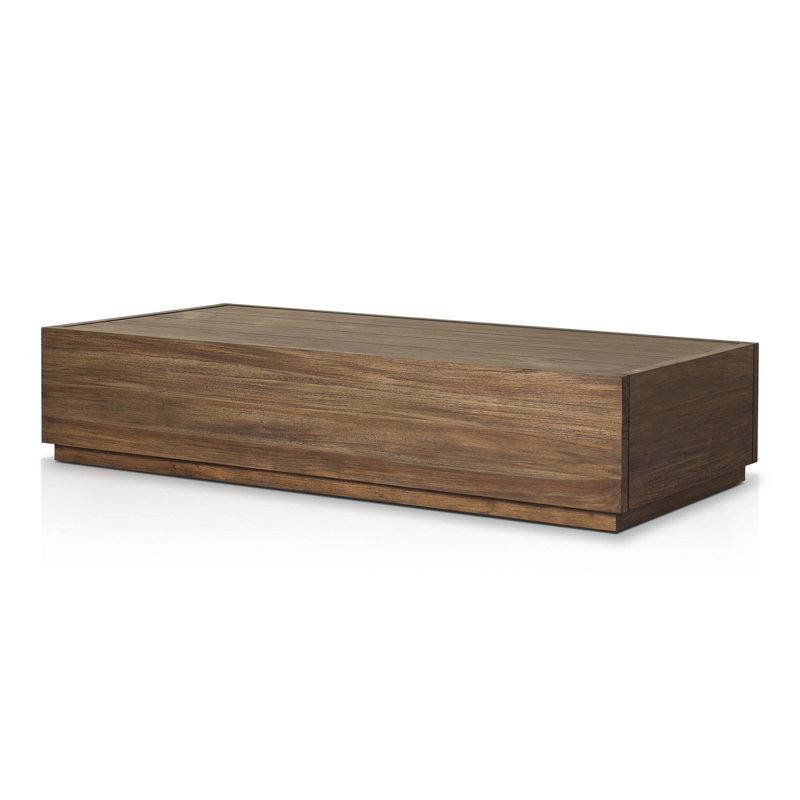 Table basse Mystica, Teinté brun grillé, H 15,25 po x L 70 po x l 35 po